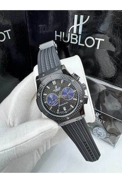 CN ساعة هوبلت بيج بانج (Hublot Big Bang) بإصدار ألياف الكربون والمينا الأزرق