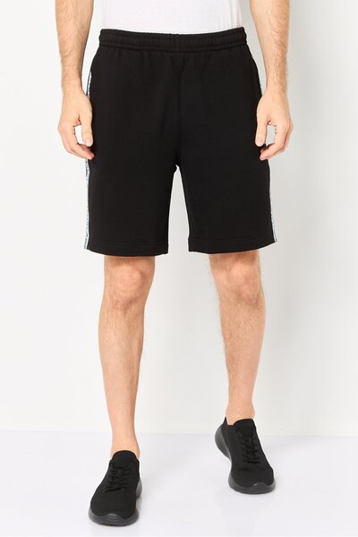 Lacoste Men Embroidered Logo Basic Shorts, Black