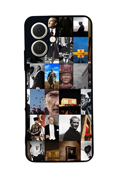 TECNO متوافق مع Spark GO 2 مطبوع ، أسود غير لامع، سيليكون ناعم، واقي، غطاء ممتص للصدمات، حافظة