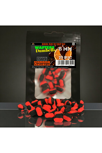 Aqua Dumbells Wafters 8mm DarkOrange 20buc
