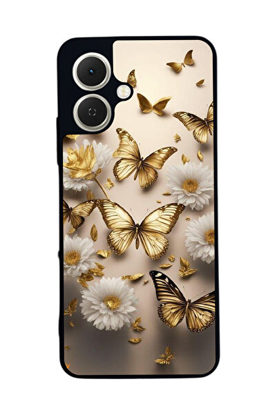 TECNO متوافق مع Spark GO 2 مطبوع ، أسود غير لامع، سيليكون ناعم، واقي، غطاء ممتص للصدمات، حافظة