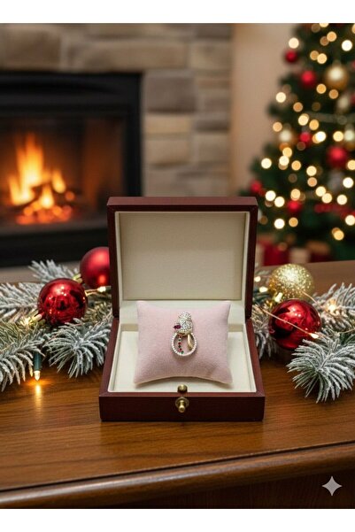 Asella Yılbaşı Kardan Adam Broş