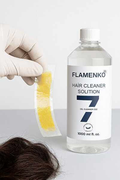 FLAMENKO Protez Saç Temizleyici C22 Bant Yapıştırıcı Temizleme Yapışkan Söküc...