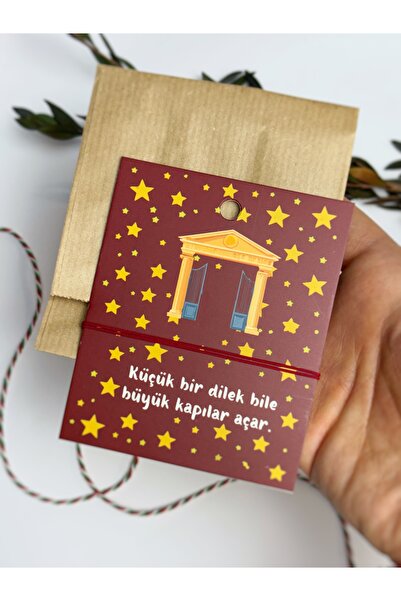 Atölye Merdiven Bordo İp Dilek Niyet Bilekliği Şans Dilek Bilekliği Yeni Yıl ...