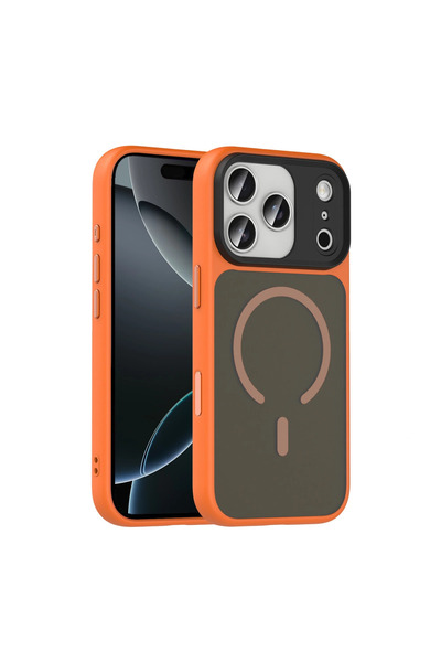eco port غطاء ماجسيف ميجان لجهاز آيفون 17 برو ماكس من جوكو - برتقالي