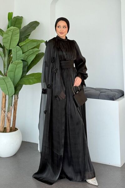 Sezi Moda Giyim فستان سهرة فيرونيكا مع عباءة