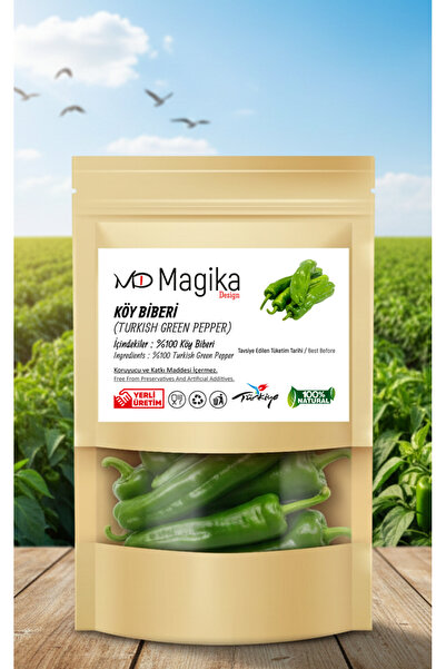 Magika Design Köy Biberi - Üç Burun - 1 KG - Taze Hasat - Yerli Üretim - %100...