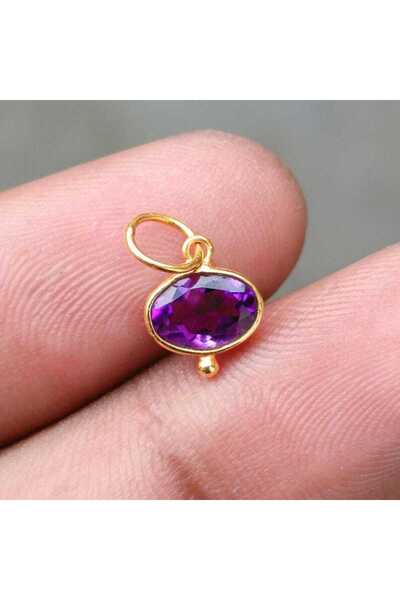 alpsilverart Gümüş El İşi Ametist Taşlı Minimal Kolye – Zarif, Şık ve Kişiye ...