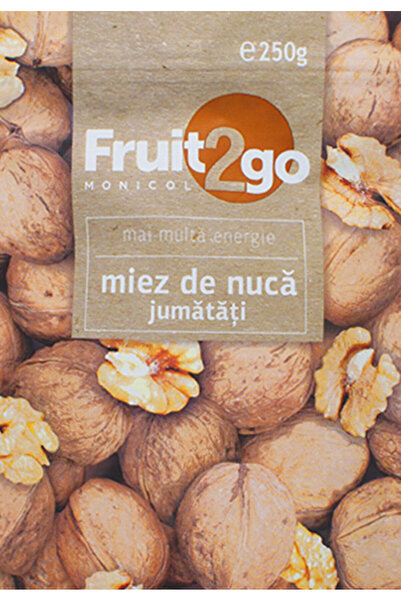 Monicol Fruit2GO Miez de nucă jumatati 250 gr
