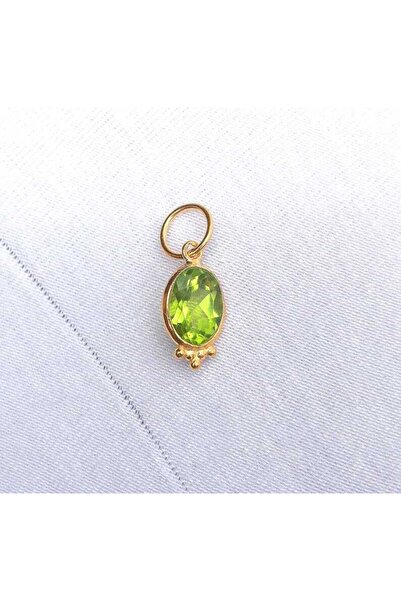 alpsilverart Gümüş El İşi Peridot Taşlı Minimal Kolye – Zarif, Şık ve Kişiye ...