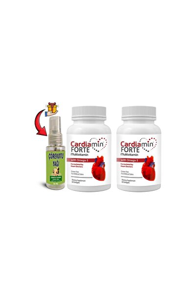Breeze Cardiamin Forte 2 Kutu Multivitaminli Omega3lü 60 Soft Jel Kapsüllü Fo...