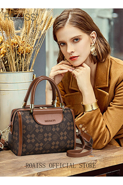 ROAISS حقائب يد أنيقة ورائعة للنساء، حقائب كتف كلاسيكية على شكل وسادة، حقائب ...
