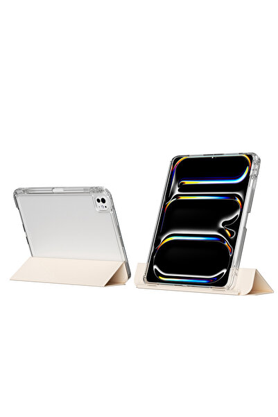 Başkenttekno حافظة iPad Air 13 2025 M3 حافظة كمبيوتر لوحي منزلقة مغناطيسية قا...