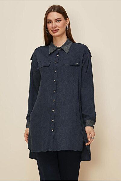 Alvina Shirt Collar Tunic 46044