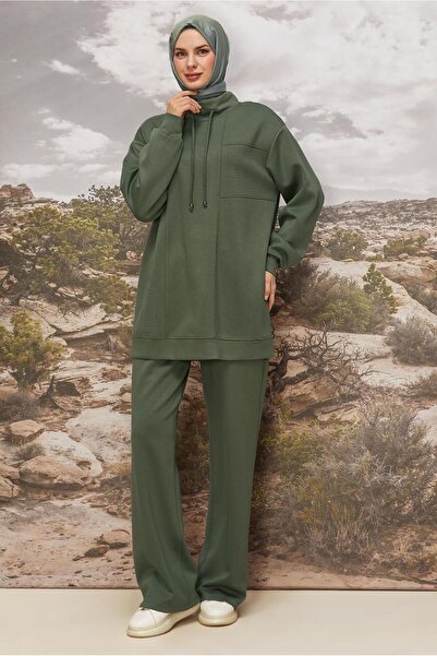 Alvina Stone Embroidered Tracksuit Set 45967