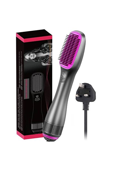 HYX 3-in-1 Hair Dryer Brush & Straightener Brush, 1200W Ceramic Tourmaline Io...