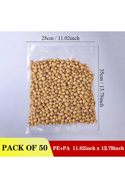 Choice1 28x35cm 50PCS 50 Premium Vacuum Sealer Bags, Food Freshness and Stora...