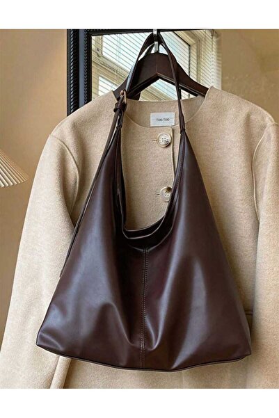 Valernis حقيبة كتف نسائية سوداء ناعمة من الداخل والخارج، مصنوعة بحرفية عالية ...