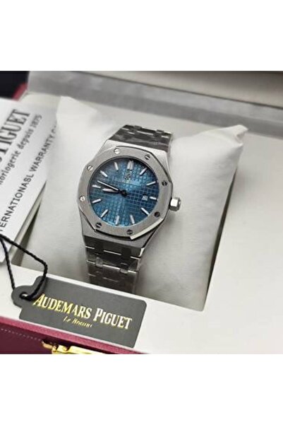 audemars ساعة بيجيه رويال أوك - فضية