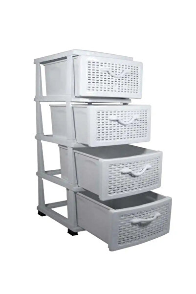 sterk Dulap cu 4 sertare alb, Lungime:44 cm (440 mm) Latime:36 cm (360 mm) Inaltime:90 cm