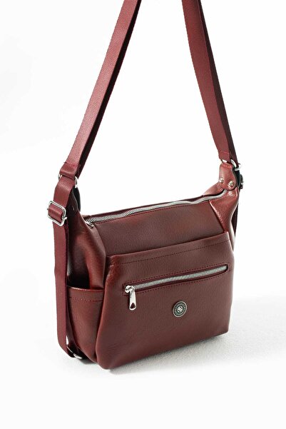 Sanmorris Kadın 4 Bölmeli Suni Yumuşak Deri Omuz Çantası