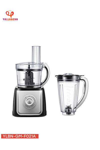 Yallabena محضر طعام عام مع خلاط - 500 واط، وعاء سعة 1.2 لتر ووعاء سعة 1.0 لتر...
