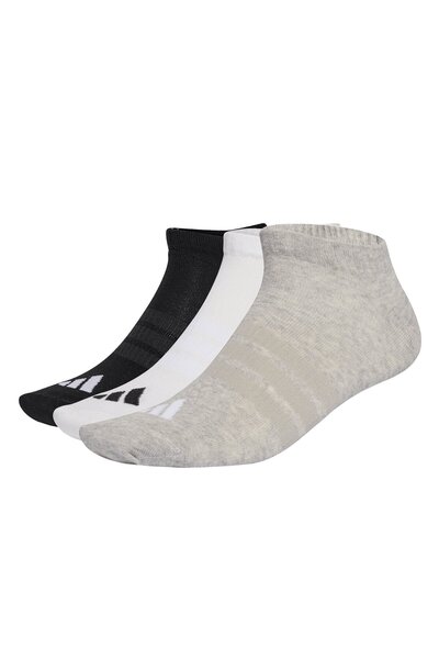 adidas Unisex Sneakersocken, 3er-Pack – Dünne und leichte Sportsocken, niedrig geschnitten, Logo, einfarbig