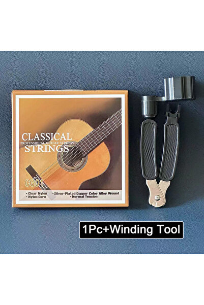 Choice1 1Pc(Set) Classical Guitar Strings - Nylon Core Basses - Silver-Plated Copper Alloy Wound - Normal Te