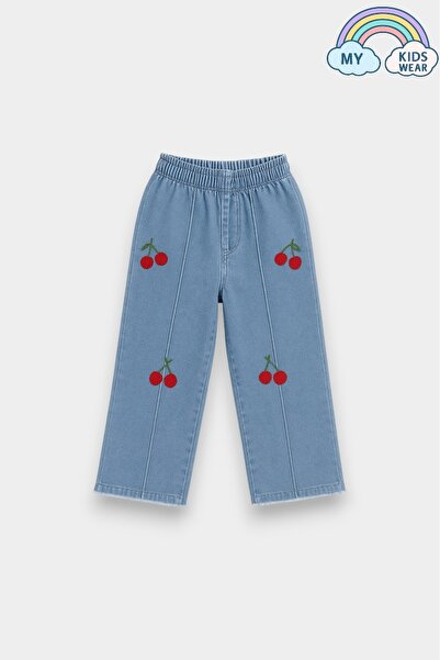 My Kids Wear Pantaloni de blugi confortabili pentru fete croială 2-6 ani 12351