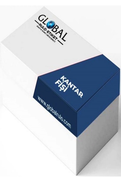 Global Rulo Etiket Weighing Scale Plug 6X17 4N (750 Pieces) White or Colored 1 Box