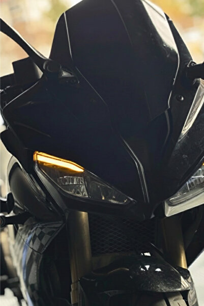 Banxtre RKS SRK125 Racing Model için Gündüz Ledine Uyumlu Sarı Renk Far Film Far Tasarım Sticker