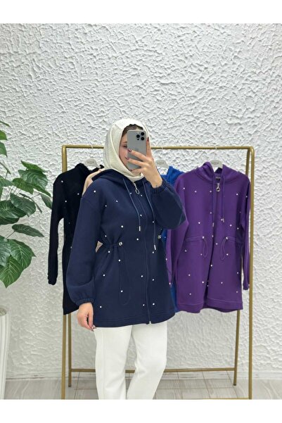 Queyla Beyoğlu taşlı hırka