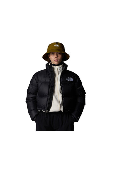 THE NORTH FACE W Nuptse Short Women's Outdoor Coat (700 Wedge down) Nf0A5Ggekx71 Black