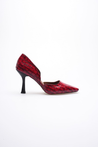 marchéo Angela Women's Red Crocodile Heeled Shoes