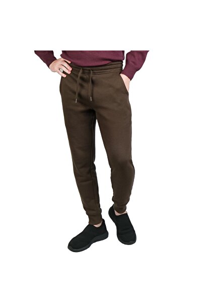 Giordano بنطال رياضي رجالي بخصر مطاطي من قماش تيري الفرنسي