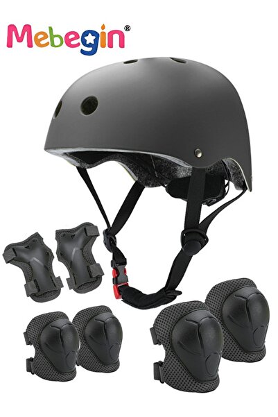 MEBEGIN طقم معدات حماية رياضية متعددة مكون من 7 قطع، يشمل خوذة قابلة للتعديل،...