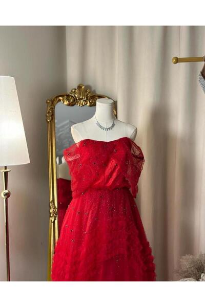 vanus fashion فستان سهرة طويل 4832