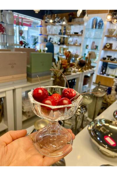 ACAR BERLİN CAM 4'LÜ LOKUMLUK/ÇİKOLATALIK