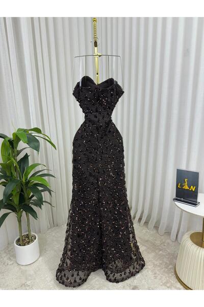 ALSAMAHA فستان بني سهره