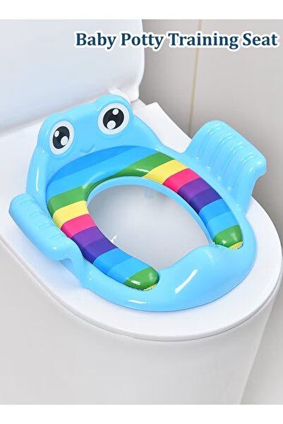 Generic Baby Potty Training Seat With Handles Fits Round & Oval Toilet Child Toilet Seat Baby Toilet Reducer