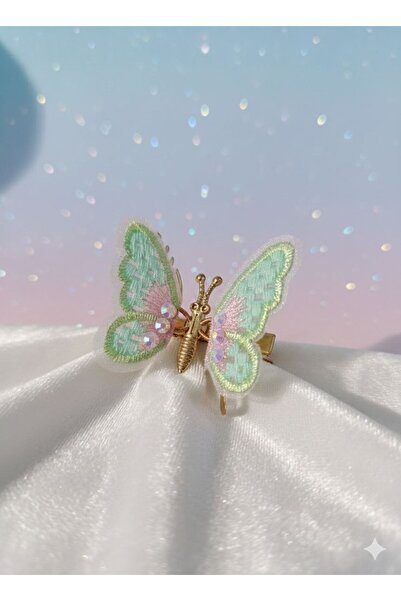 Shiklik Елегантна модель з рухомими метеликами та камінцями, детальна шпилька...