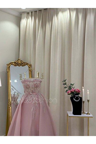 vanus fashion فستان سهرة طويل 4070