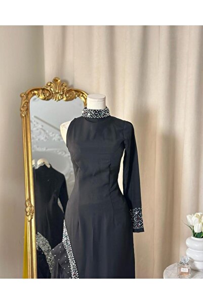 vanus fashion فستان سهرة طويل 5203