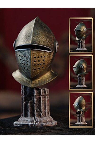 Store Dekoratif Armet Kask Armet Miğfer Obje Biblo