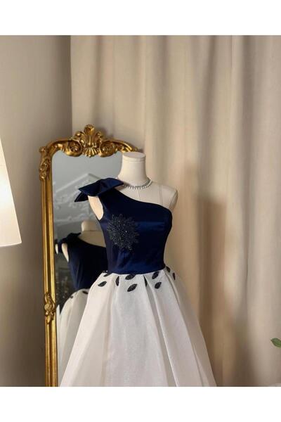 vanus fashion فستان سهره ميدي 5007