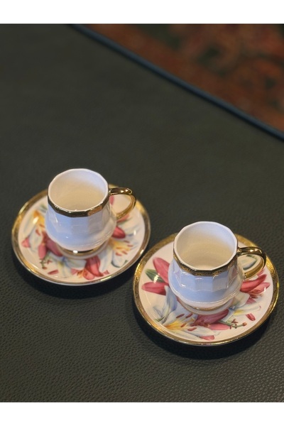 ACAR Lüks 2 Kişilik Kahve Fincanı Takımı - 90 ml