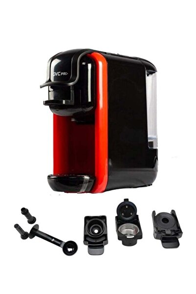 GVC PRO 3-In-1 Capsules Coffee Maker 0.6 L 1450 W GVCM-1901 Black/Red