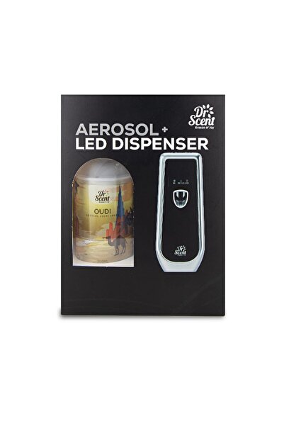 Dr Scent Breeze of Joy مجموعة معطر جو كومبو مع موزع فولتاليا LED + عبوة إعادة تعبئة 300 مل (ذهبي)