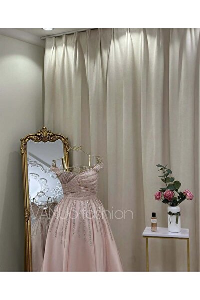 vanus fashion فستان سهرة طويل 3987