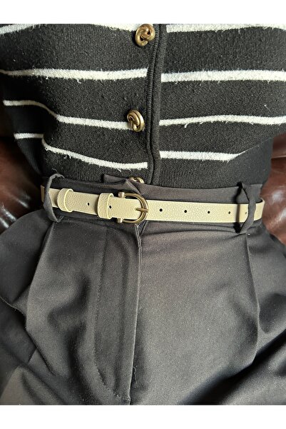 LİA KEMER Curea cu cataramă aurie pentru femei cu model Jeer Half Moon, curea...